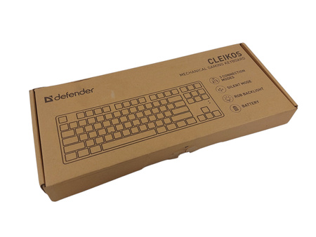 Klawiatura Mechaniczna DEFENDER Cleikos GK-135 RGB