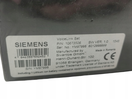 TRANSMITTER DO APARATÓW SŁUCHOWYCH SIEMENS VOICELINK