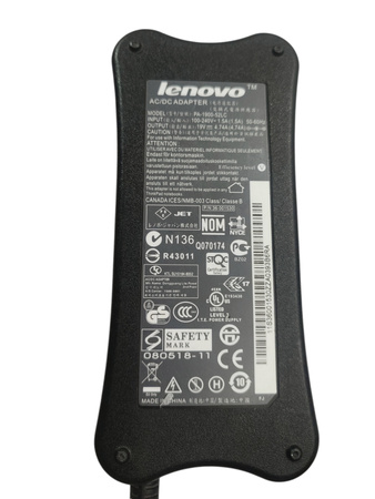 Oryginalny zasilacz laptopowy Lenovo PA1900-52LC 90W