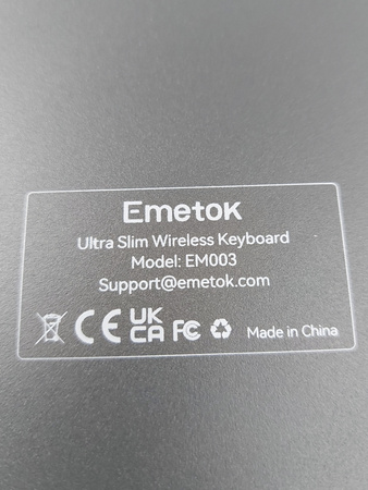 Klawiatura do iPad Air/iPad Pro/Mini/iPad Emetok EM003 niemiecka QWERTZ