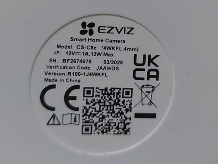 Kamera smart zewnętrzna Ezviz C8C 2K+ OBROTOWA Detekcja AI Tryb NOCNY 30m