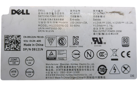 Zasilacz Dell AiO HU200EPA-00 Z 200W