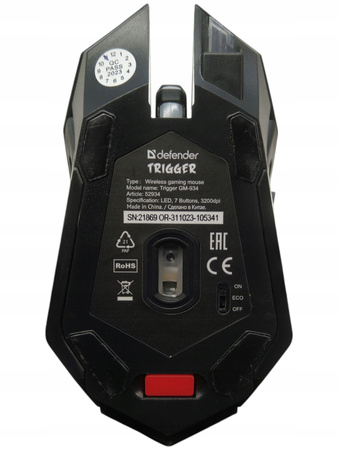 Mysz Bezprzewodowa Defender Trigger GM-934