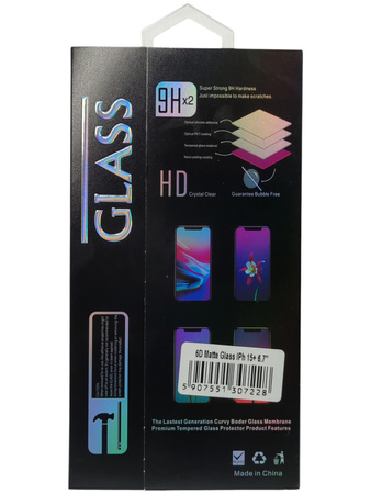 Szkło ochronne 6D Matte Glass iPhone 15 Plus 6.7 9H