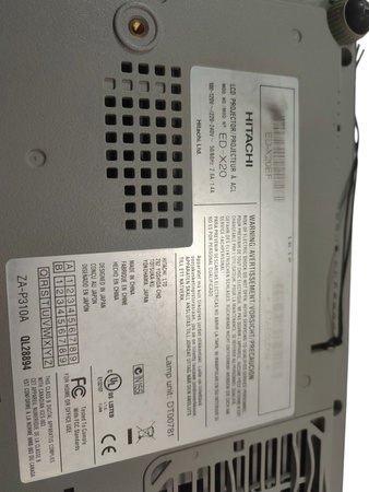 Projektor LCD Hitachi ED-X20 XGA 1024x768