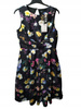 Sukienka damska LITTLE MISTRESS Rozmiar 44 Czarna w kwiaty