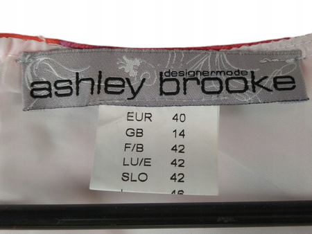 Sukienka ASHLEY BROOKE Rozmiar 40 KOLOROWA