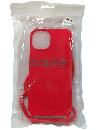 Etui Nakładka Plecki Silikon Silikonowe Apple Iphone 13  Czerwony