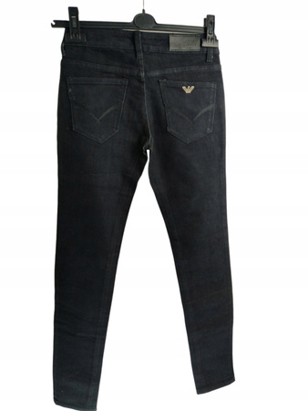 Spodnie damskie Czarne ARMANI JEANS ROZ.26