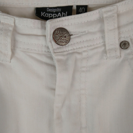 Spodnie jeans damskie KAPPAHL Rozmiar 40 Białe