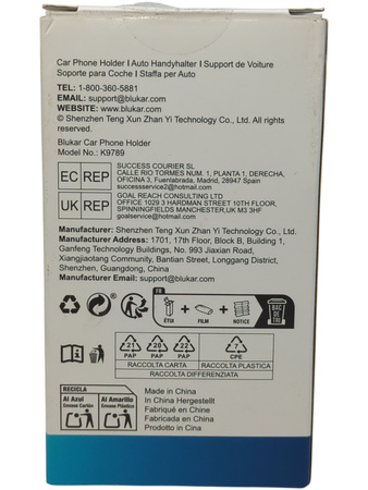 Uchwyt na telefon na kratkę Blukar K9789 czarny