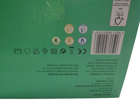 Blender ręczny Hoffen HB-4109 1000 W Malakser 1,5 l Stal nierdzewna