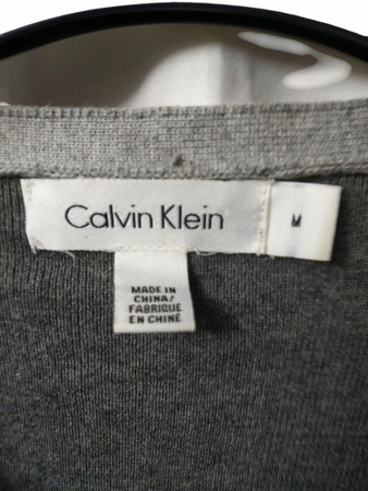 SWETER MĘSKI CALVIN KLEIN ROZMIAR M SZARY