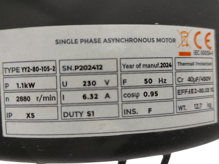 Pompa basenowa GRE PP202 1600W 27 m3/h do basenu 170 m3