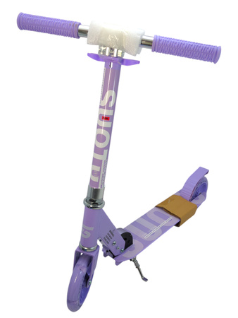 Hulajnoga dziecięca Suotu Rockroad ze świecącymi kółkami Fioletowa