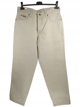 Spodnie męskie WRANGLER Rozmiar 33/30 BEŻOWE
