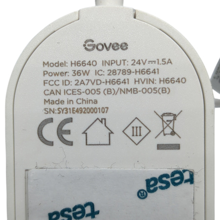 Lampa neonowa Govee H6640 Rope Light 3m 84LED/m ścienna