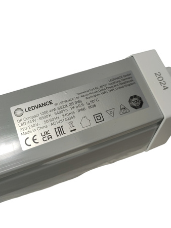 Oprawa hermetyczna LED DP Compact 1200 44W 6500K GR IP66 Ledvance