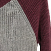 SWETER DAMSKI SUPERDRY ROZMIAR XS SZARO-BORDOWY
