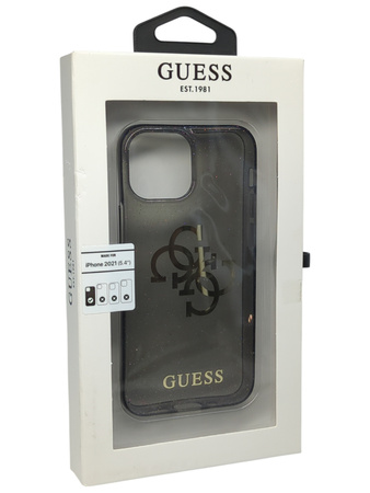 Etui Guess Glitter 4G Big Logo na iPhone 13 mini Czarny