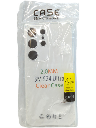 Etui Plecki do Samsung Galaxy S24 Ultra Clear Case bezbarwne