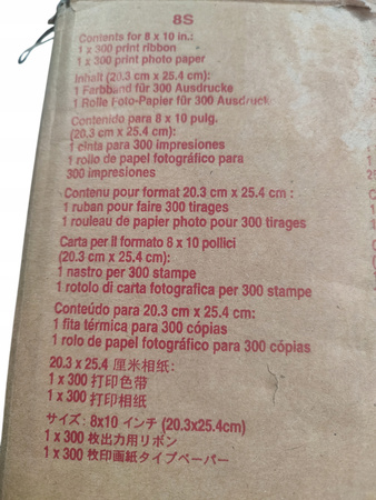 Profesjonalny zestaw do druku zdjęć Kodak Photo Print Kit 8800/8810L