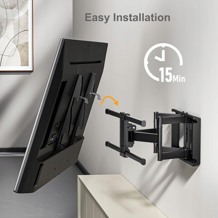 Uchwyt na telewizor do TV VESA Regulowany Perlegear PGLFK1 37-84" do 60kg