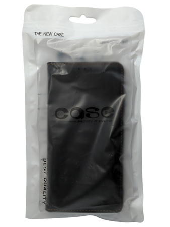 Etui z klapką Skórzane do iPhone XR czarny