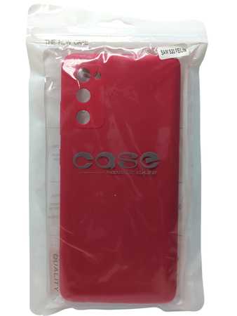 Etui plecki Silicone Lite Case do Samsung S20 FE/Lite bordowy