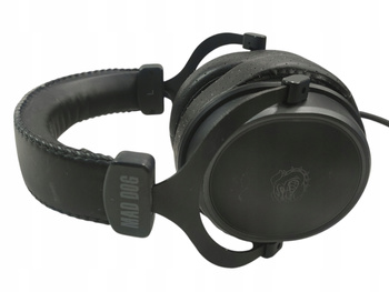 SŁUCHAWKI PRZEWODOWE NAUSZNE MADDOG GH800 CZARNY KOLOROWE OŚWIETLENIE
