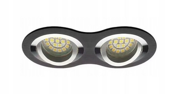 OPRAWA PUNKTOWA SUFITOWA SEIDY CT-DTO250-B 2X50W GU5.3 MR16 12V IP20