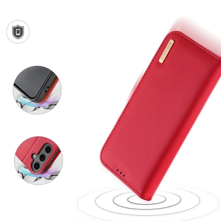 Pokrowiec Dux Ducis Hivo Etui z klapką do Samsung Galaxy S24 czerwone