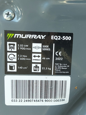 Kosiarka spalinowa MURRAY EQ2-500 2,7KM 46cm 50L napęd 4in1