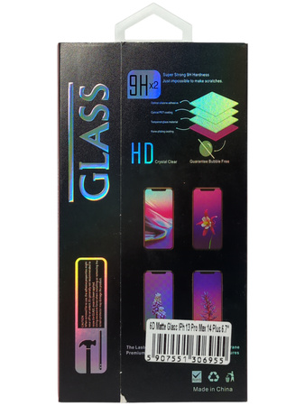 Szkło hartowane 6D Matte Glass iPhone 13 Pro Max 14 Plus 6,7 9H