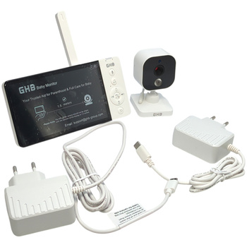 Niania GHB ABM700 5" 720p 5000mAh VOX interkom noktowizor