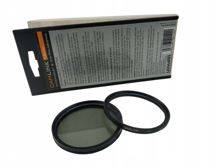 Filtry UV i polaryzacyjne kołowe Camlink 58 mm