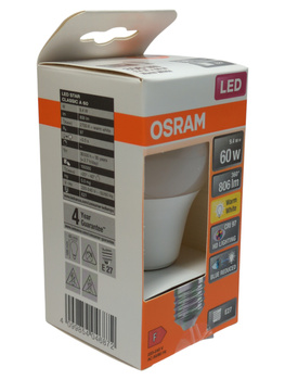 Żarówka OSRAM STAR CLASSIC A60 E27 9,4W 2700K CRI>97