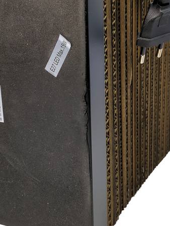 Lampka stołowa LEDVANCE Decor Cardboard Square Table E27 brązowa