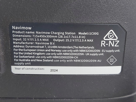 Stacja ładująca do Robota koszącego SEGWAY Navimow i105E