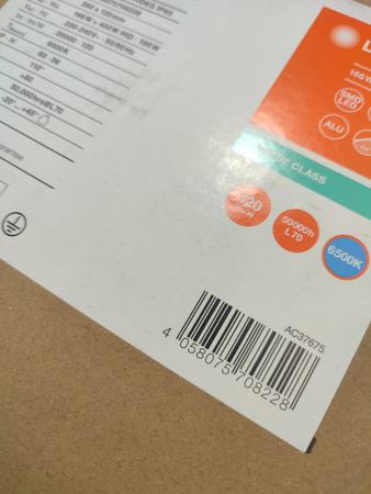 Lampa Oprawa Przemysłowa LED 166W 20000lm 6500K High Bay Compact Ledvance