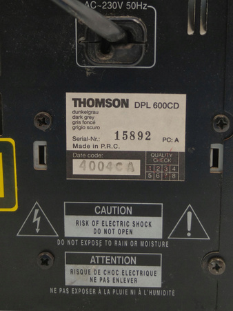 Amplituner PRO-LOGIC THOMSON DPL 600 CD 5.1