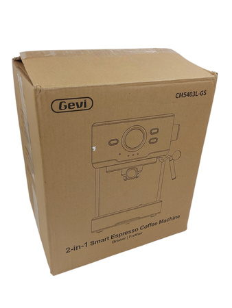 Ekspres Kolbowy Do Kawy Gevi CM5403L-GS Spieniacz Do Mleka