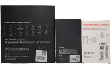 Zestaw SwitchBot Lock Ultra Keypad Vision Hub Mini inteligentne drzwi