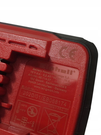 AKUMULATOR BATERIA EINHELL PXC PLUS 18V 5,2 Ah