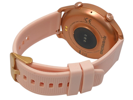Smartwatch zegarek damski Riversong Motive 7C Różowy (SW71)
