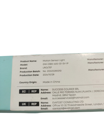 Lampa podszafkowa LED LROLTEF GW-CBA1-600-G1-SV-1P 600 mm