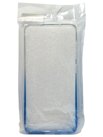 Etui Plecki do Samsung Galaxy S21 FE Clear Case Gradient błękitne
