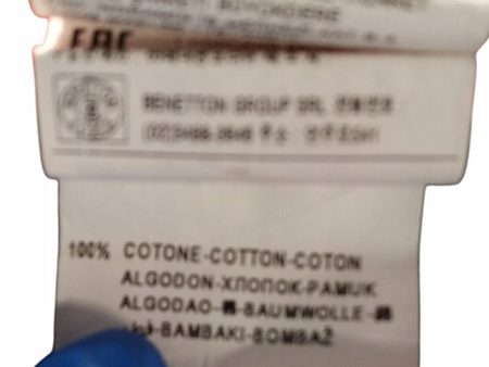 Bluzka dziecięca UNITED COLORS OF BENETTON Rozmiar 110 CZERWONA