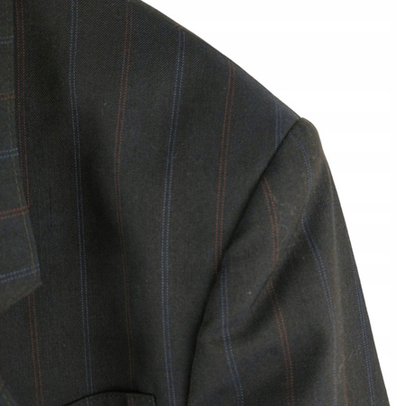 MARYNARKA MĘSKA ROZMIAR 29 GRANATOWA W PRĄŻKI