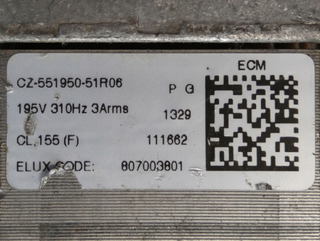 SILNIK NAPĘDOWY ECM CZ-551950-51R06 807003801 1552364000 PRALKI ELECTROLUX